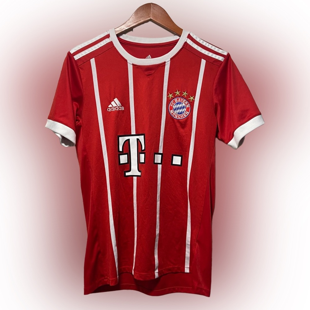 Bayern Munich 2017-2018 James Rodriguez #11 Home Football Jersey Adidas Kit Sz S